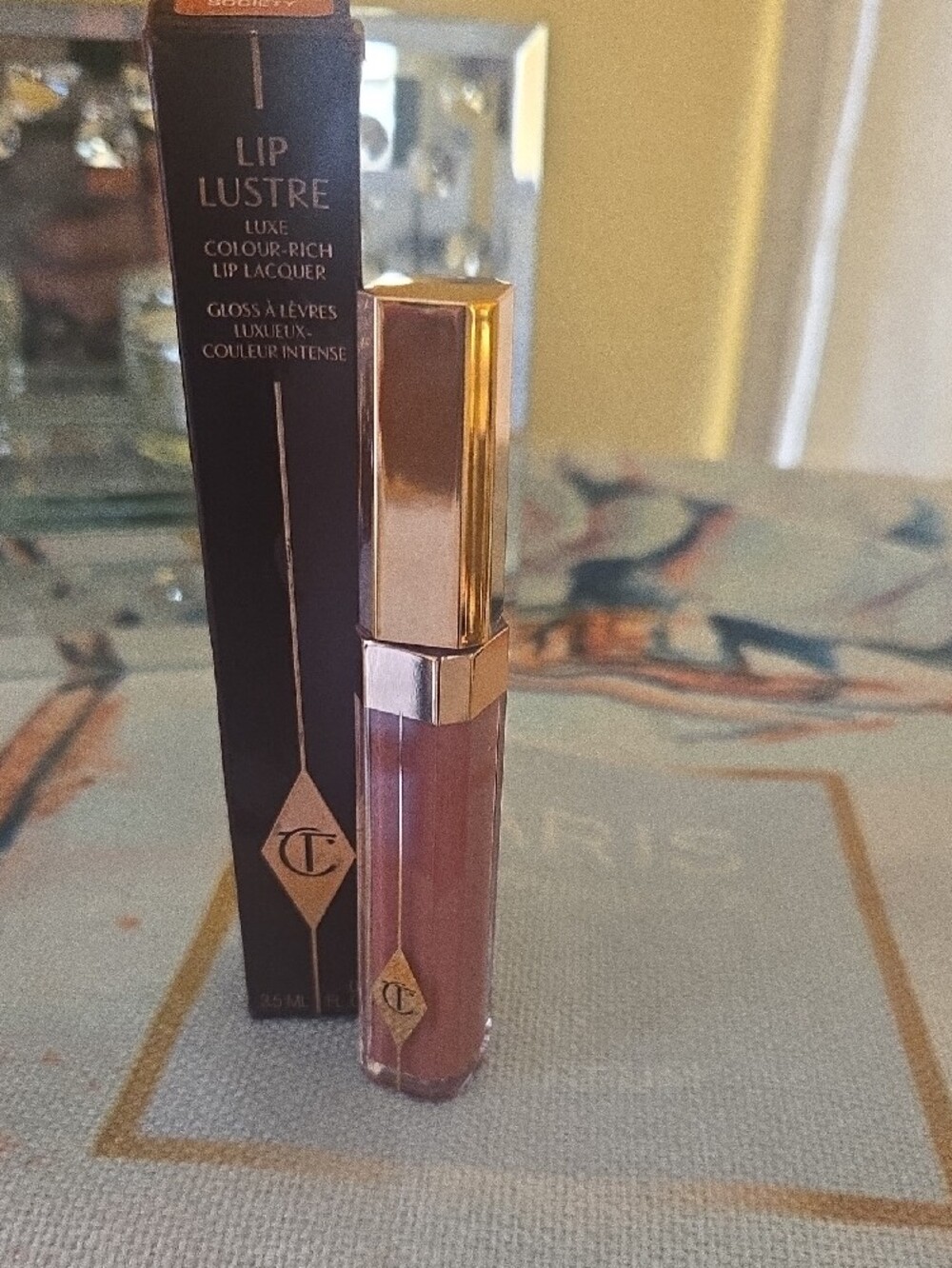 💋💄Charlotte Tilbury Lip Lustre Gloss in High Society Pink - Picture 2 of 2